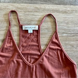 Amour Vert Jada Dream Knit Tank in Earth